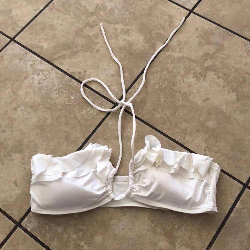 White bikini top and bottom worn twice